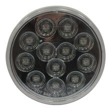 PLAFON 12 LEDS 4" AMBAR MICA TRANSPARENTE