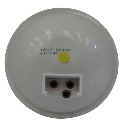 PLAFON 12 LEDS 4" AMBAR MICA TRANSPARENTE