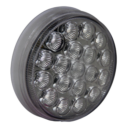 PLAFON 19 LEDS DUAL 4" AMBAR/BLANCO