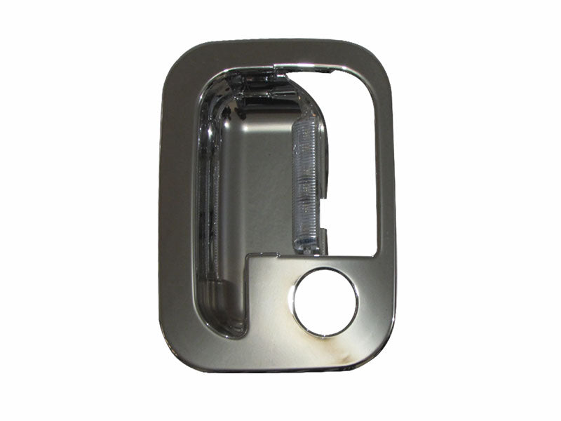 CUBIERTA DE MANIJA PARA PUERTA 6 LEDS VERDE CROM IZQ