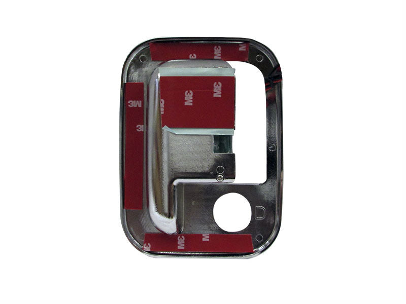 CUBIERTA DE MANIJA PARA PUERTA 6 LEDS VERDE CROM DER