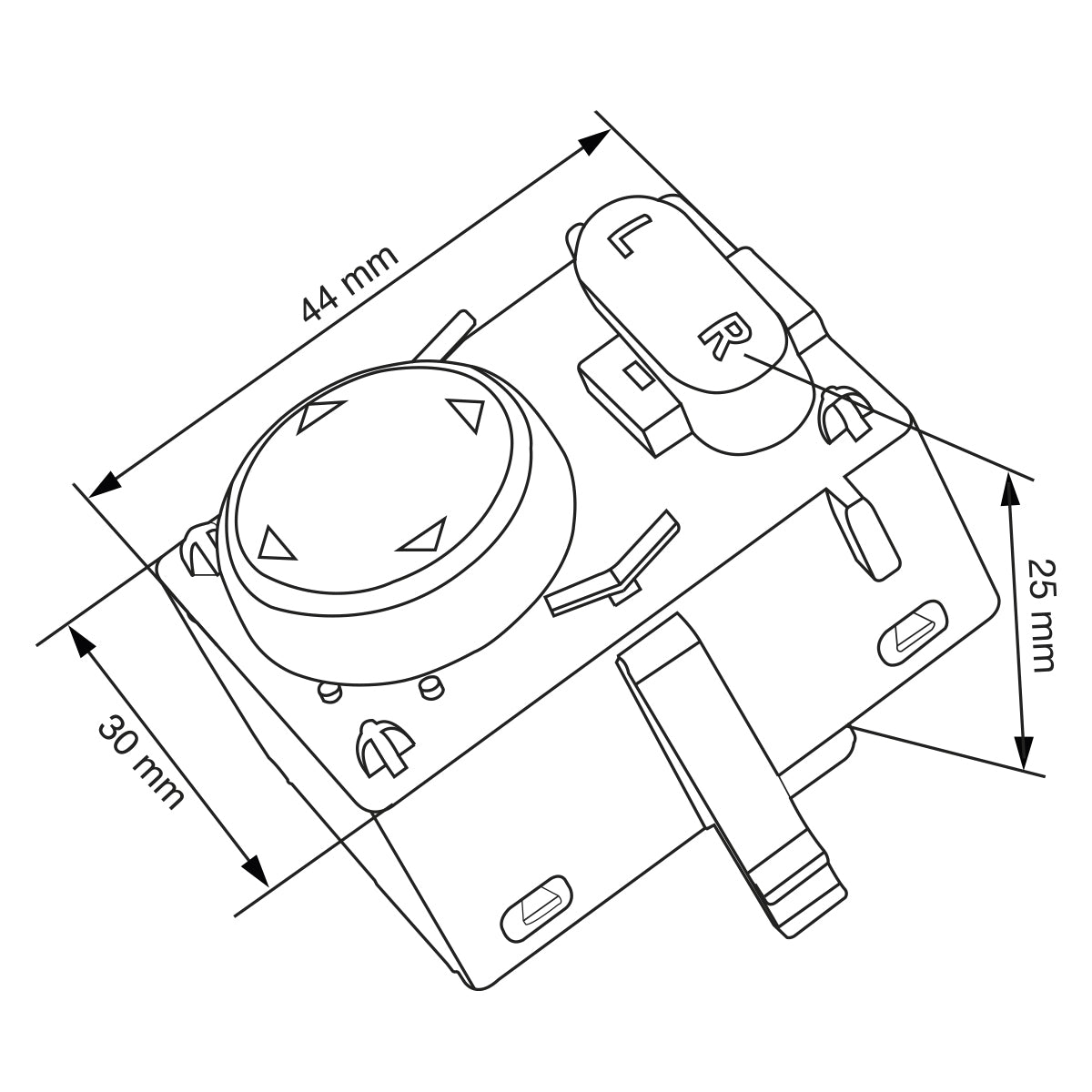 INTERRUPTOR DE ESPEJO PRINCIPAL PARA FREIGHTLINER CASCADIA 125 2008-2018