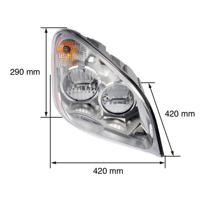 FARO PARA CASCADIA 125 2008-2014 LED FONDO CROM DER