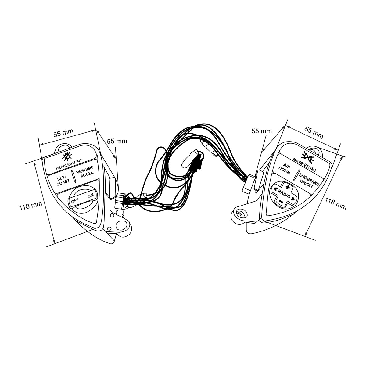 BOTÓN PARA CONTROL DE VELOCIDAD AUTOM P/INTERNATIONAL PROSTAR 2016-2007