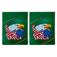 LODERA DE HULE AGUILA AMERICANA USA 24 X 30 VERDE