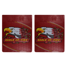 LODERA FLEXIBLE AGUILA CON FLAMA 24 X 30 ROJO