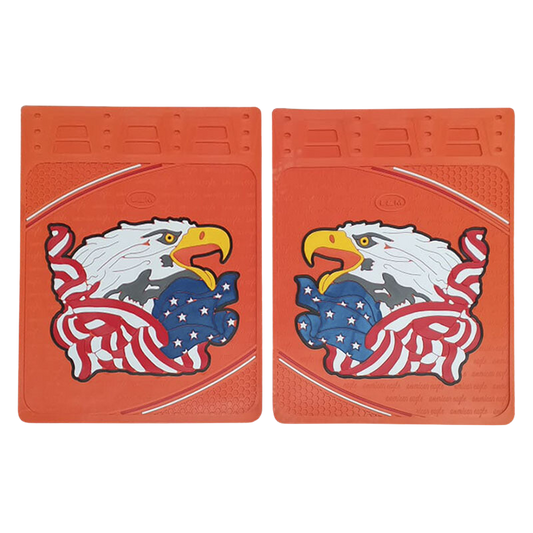 LODERA DE HULE AGUILA AMERICANA USA 24 X 30 NARANJA