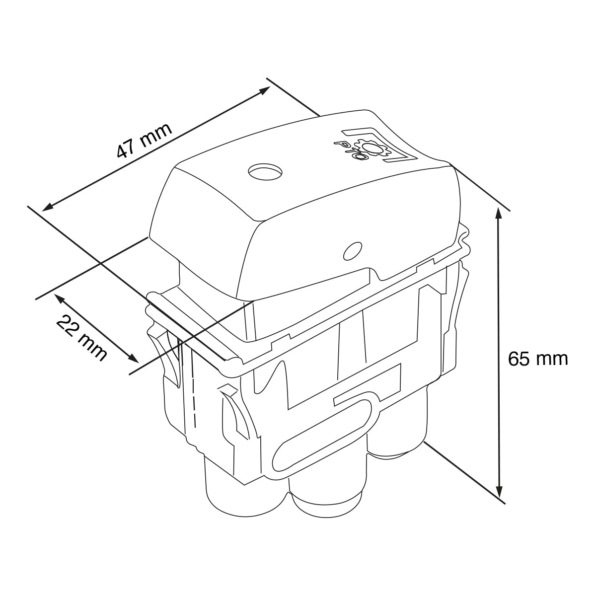 BOTÓN DE TOMA DE FUERZA PARA KENWORTH W-900 2013-2015