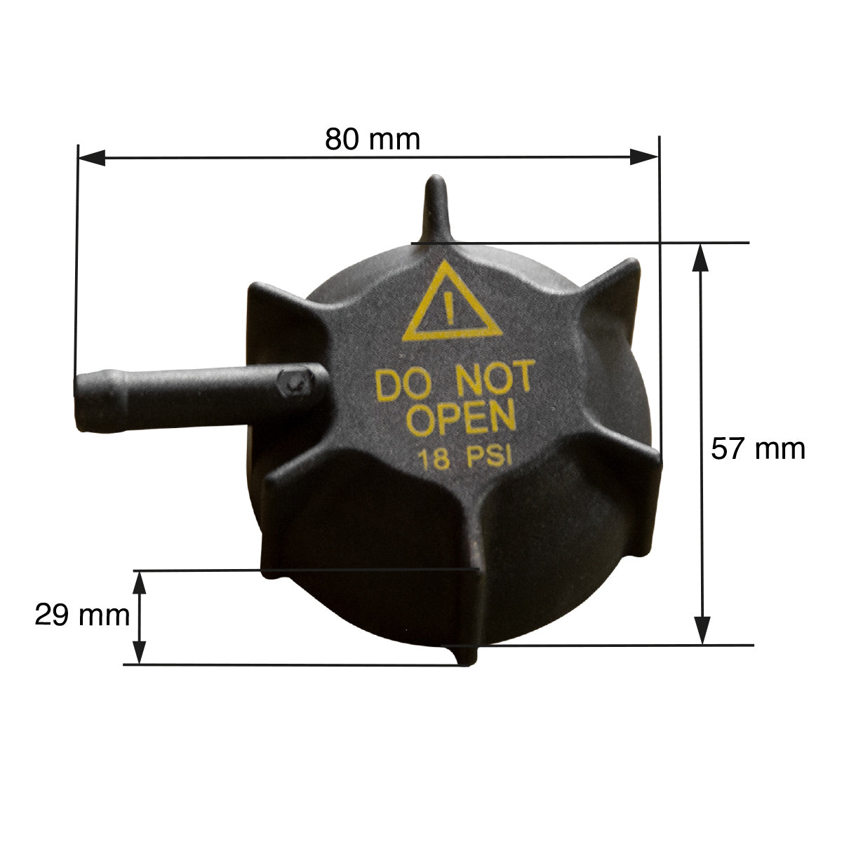 TAPON DE DEPOSITO DE ANTICONGELANTE CON VALVULA DE SOBREPRESION VOLVO VNL 97 & UP