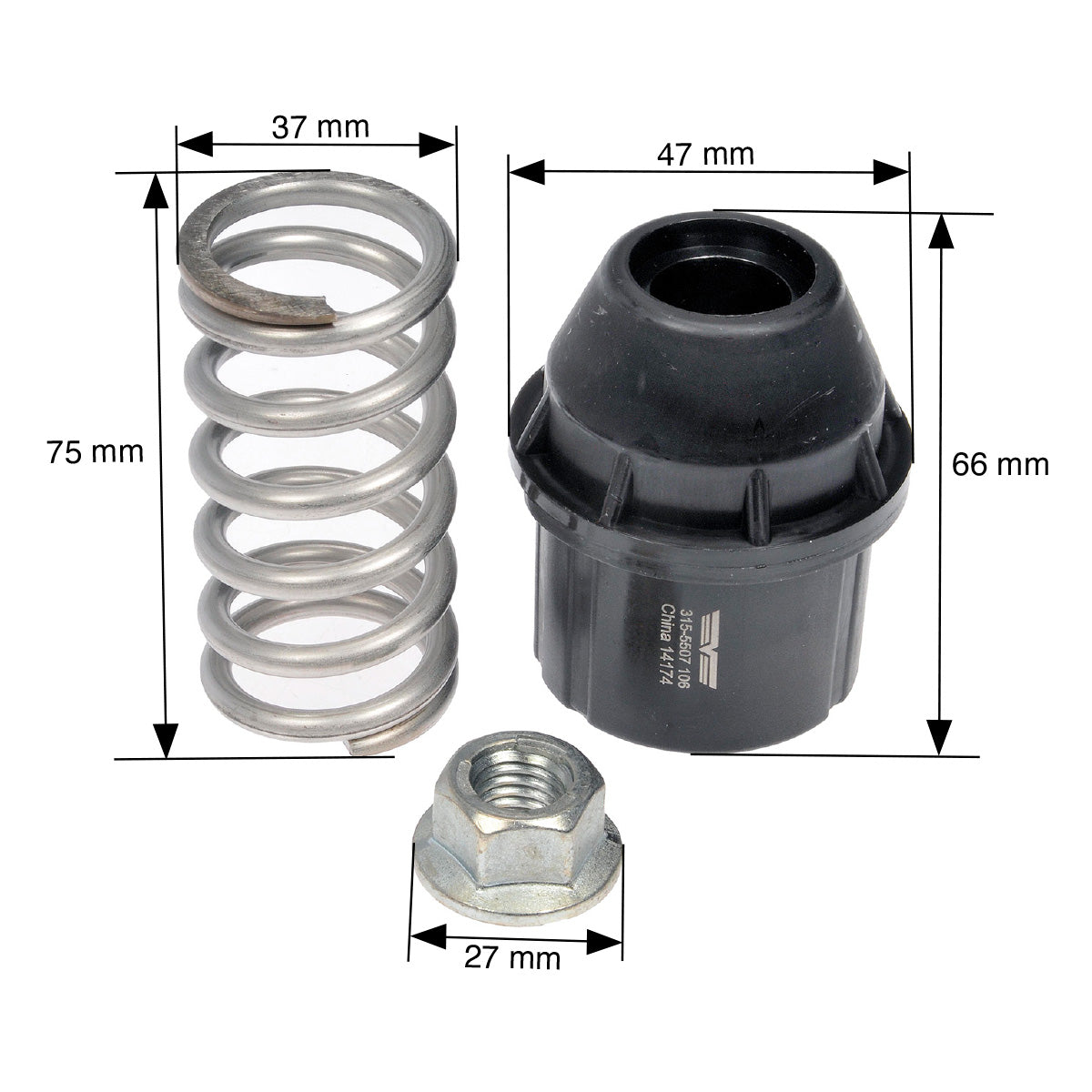 KIT DE SEGURO DE COFRE PARA VOLVO VNL 3RA GEN 2005-2018