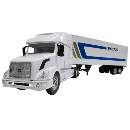 TRACTOCAMION VOLVO 3RA GEN C/REMOLQUE CAJA SECA ESCALA 1:32