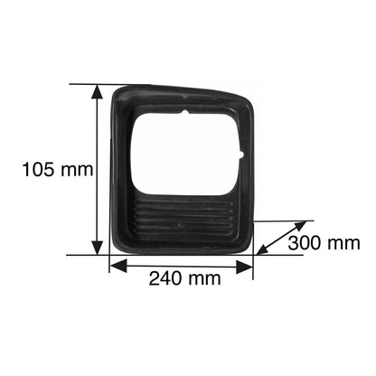 BISEL DE FARO IZQUIERDO PARA KODIAK 1990-1999