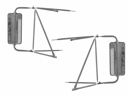 PAR DE ESPEJOS PARA KENWORTH T-800 AC INOX