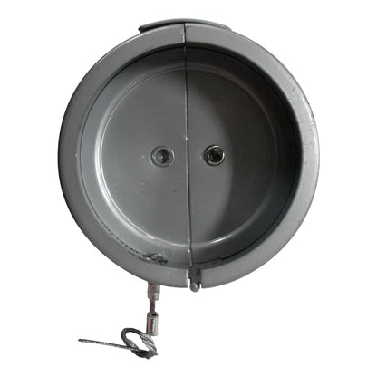 ABRAZADERA DE TAPON P/FREIGHTLINER COLUMBIA C/CANDADO 4 5/7" GRIS