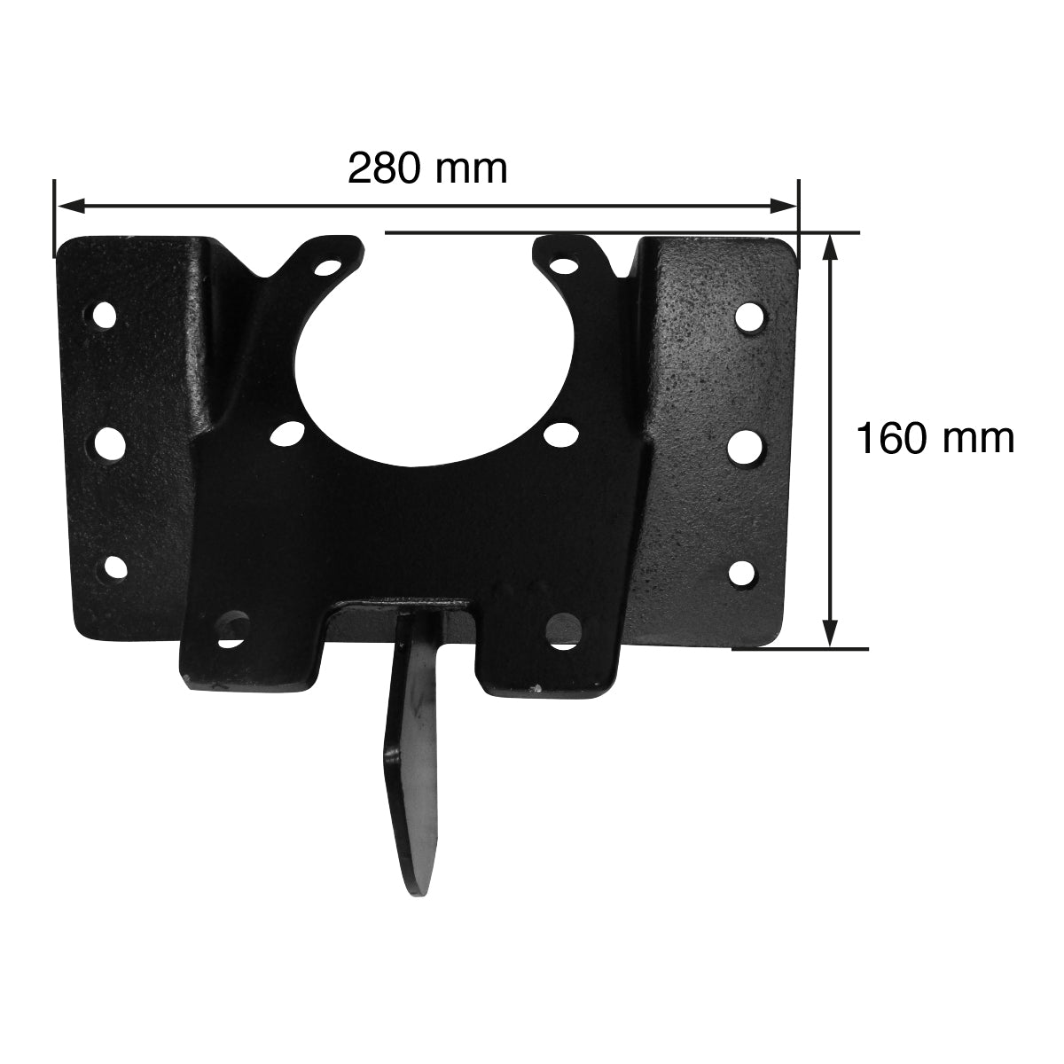 SOPORTE DE FARO NEBLINERO PARA KENWORTH  T-660 ALUMINIO