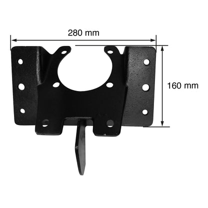 SOPORTE DE FARO NEBLINERO PARA KENWORTH  T-660 ALUMINIO