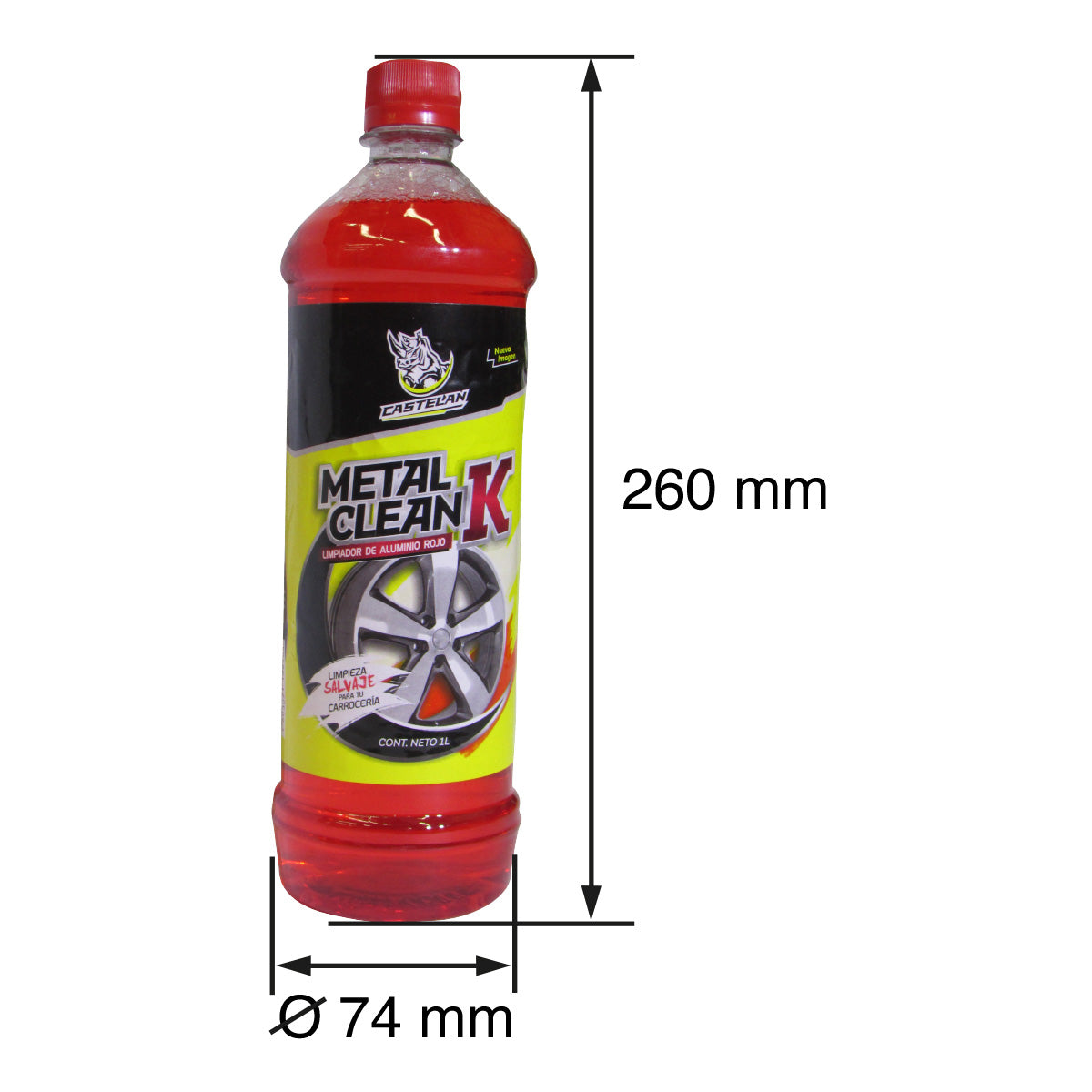 Liquido limpialuminio METAL KLEAN K ROJO 1 LT