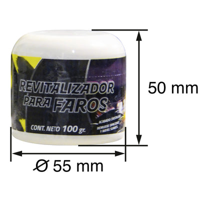 CREMA PULIDORA PARA FAROS 100 GRM