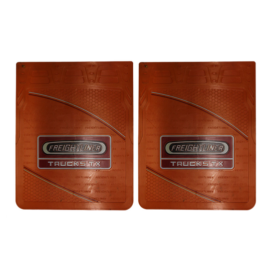 Loderas de hule TX par Freigtliner alto relieve FV 24 X 30 NARANJA