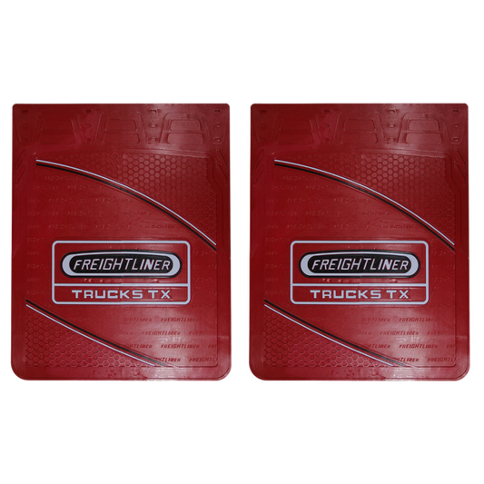 Loderas de hule para Freightliner alto relieve TX FV 24 X 30 ROJO